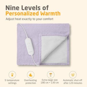 Medisana HB 418 Heated blanket light purple - Image 4