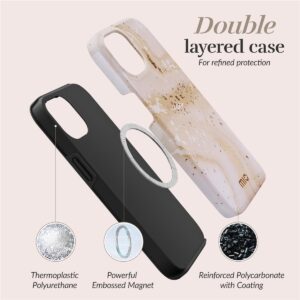 MIO Gold Marble Magsafe Compatible for iPhone 16 Plus - Image 3