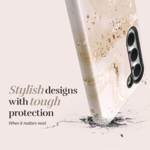 MIO Gold Marble Magsafe Compatible for Samsung S25 Plus 5G - Image 4