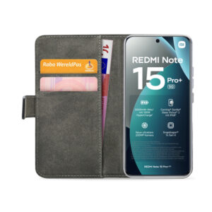 Mobilize Classic Gelly Wallet Book Case Xiaomi Redmi Note 15 Pro+ 5G Black - Image 1