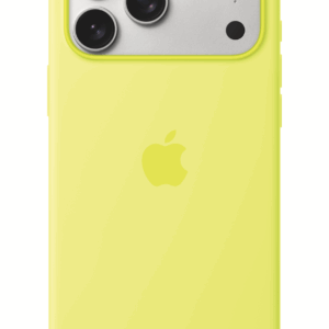 MGFM4ZM/A iPhone 17 Pro Max Silicone Case with MagSafe, Neon Yellow - Image 1