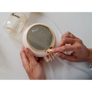 Momini Dual wireless electronic breast pump MilkySilky - Image 3