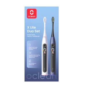 Oclean elektrinis dantų šepetėlis X Lite Duo Set Dark Blue&Grey - Image 2