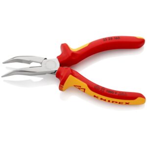 Replės prailgintomis lenktomis žiaunomis elektrikams KNIPEX 2526 - Image 2