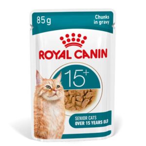 Royal Canin FHN C Ageing 15+ Gravy drėgnas maistas katėms nuo 15 metų, 12 x 85 g
