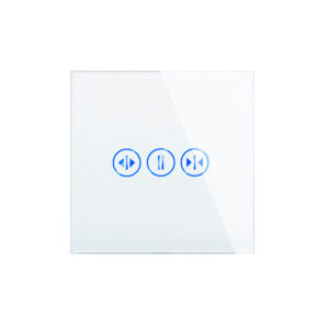 Sensorinis užuolaidų ir žaliuzių jungiklio dangtelis Feelspot, baltas, 86x86mm