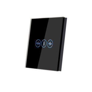 Sensorinis užuolaidų ir žaliuzių jungiklio dangtelis Feelspot, juodas, 86x86mm - Image 2