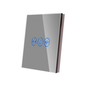 Sensorinis užuolaidų ir žaliuzių jungiklio dangtelis Feelspot, pilkas, 86x86mm - Image 2