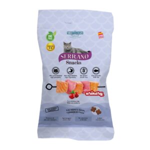 Serrano Snack Cat Urinary Salmon & Tuna su lašiša ir tunu skanėstai katėms , 50 g, 1 vnt.