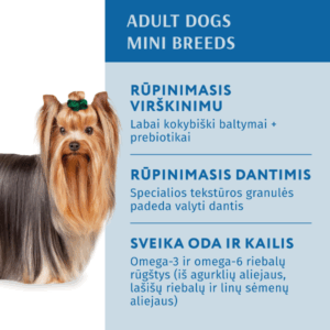 OPTIMEAL maistas miniatiūrinių veislių šunims su dideliu kiekiu lašišos, 1,5kg - Image 3