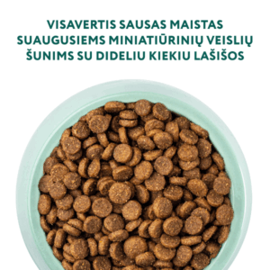OPTIMEAL maistas miniatiūrinių veislių šunims su dideliu kiekiu lašišos, 1,5kg - Image 4