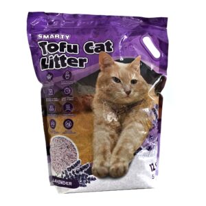 SMARTY TOFU Cat Litter kraikas su levandų ekstraktu, 12 l, 1 vnt.