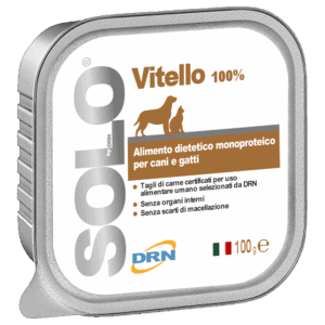 Solo konservai šunims ir katėms ,,Vitello '' su Veršiena, 100 g