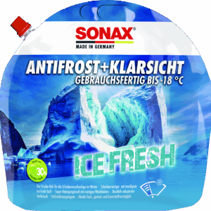 SONAX Žieminis langų apiplovimo skystis "Ice Fresh", 3L 133409