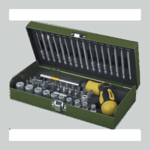 Sukimo antgalių rinkinys su sulenkiama terkšle PROXXON, 54-ių dalių - Image 2