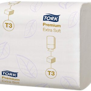 WC popierius TORK Premium T3 baltas, 2 sl., 252 lapelių