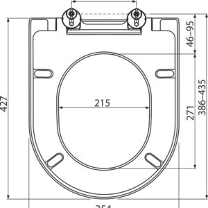 Unitazo dangtis - sedynė Ravak Uni Chrome, X01549 - Image 2
