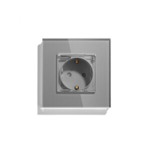 Vandeniui atsparus kištukinis lizdas Feelspot, pilkas - Image 3