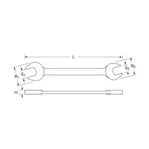 Veržliaraktis atvirais galais PROXXON 30x32mm - Image 2