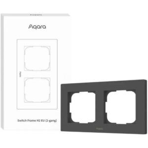 SMART SWITCH FRAME H2 (2-GANG)/GRAY FE-X01D-G AQARA