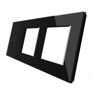 Vienpolis sensorinis dangtelis su dviviečiu rėmeliu Feelspot, juodas - Image 3