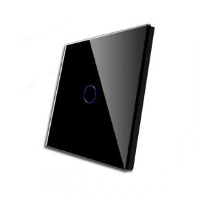 Vienpolis sensorinis jungiklio dangtelis Feelspot, juodas, 86x86mm - Image 3