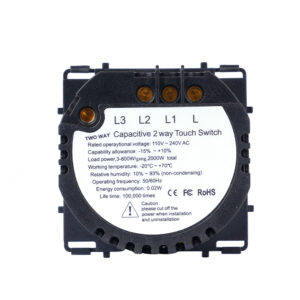 Dvipolis sensorinis jungiklis – perjungėjas Feelspot FSSW202L, 800W - Image 3