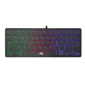 Baracuda Gaming Membrane Keyboard SEAHORSE, US layout, Black (BGK-04141)