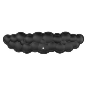 White Shark Keyboard Wrist Pad, 43 × 11 cm, juodos spalvos (KP-011)