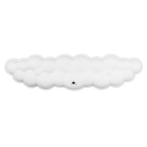 White Shark Keyboard Wrist Pad, 43 × 11 cm, White (KP-012)
