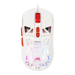 Baracuda gaming mouse SEAL, 7D, 12800 dpi, White (BGM-092)