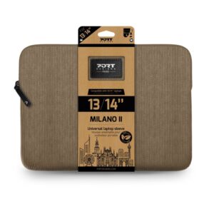 PORT DESIGNS MILANO II ECO SLEEVE 13/14'' NB, desert brown
