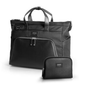 PORT DESIGNS Muse Signature ECO laptop bag 16”, with pouch, Black