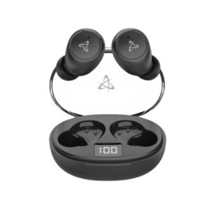 SBOX Wireless Earbuds Headphones,Charging box, Bluetooth 5.0, Black (EB-TWS115-B)