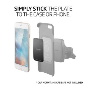 Spigen PLATES MP-4P METALPLATE magnetinis telefono laikiklis - Image 13
