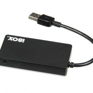 iBox IUH3F56 sąsajos šakotuvas USB 3.2 Gen 1 (3.1 Gen 1) Type-A 5000 Mbit/ai Juoda - Image 2