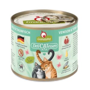 GRANATAPET DeliCATessen Venison and tuna - šlapias kačių maistas - 200g