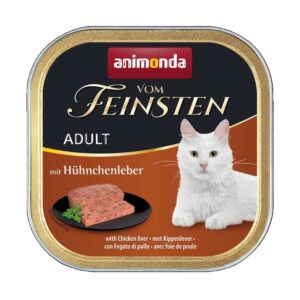 ANIMONDA Vom Feinsten Adult Chicken liver - šlapias kačių maistas - 100g