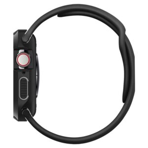 Spigen Rugged Armor, juodos spalvos - Apple Watch 9/8/7 (41mm)/6/SE/5/4 (40mm) - Image 2