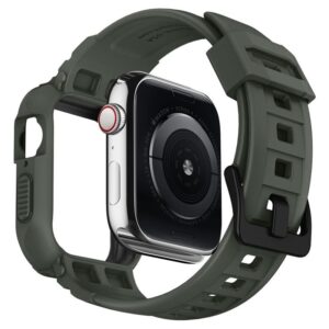Spigen Rugged Armor Pro, green - Apple Watch 45mm/44mm - Image 8