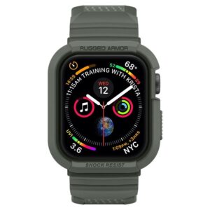 Spigen Rugged Armor Pro, green - Apple Watch 45mm/44mm - Image 4