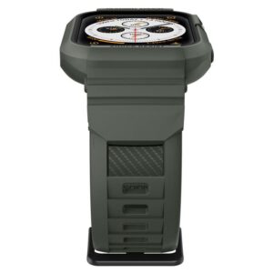 Spigen Rugged Armor Pro, green - Apple Watch 45mm/44mm - Image 12
