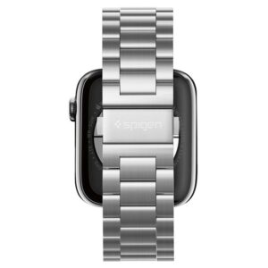 Spigen Modern Fit apyrankė Apple Watch 4 / 5 / 6 / 7 / 8 / 9 / SE / Ultra (42 / 44 / 45 / 49 mm) sidabro spalvos - Image 11