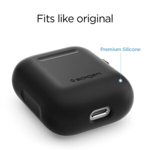 Spigen Silicone dėklas, juodos spalvos - AirPods 1/2019 - Image 7