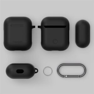 Spigen Silicone dėklas, juodos spalvos - AirPods 1/2019 - Image 8