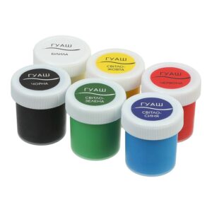 GUAŠAS CLASSIC 6 SPALVŲX20ML KIDS LINE - Image 2