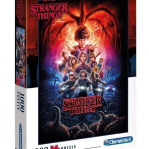Dėlionė Clementoni Stranger Things, 40 cm x 30 cm, 1000 vnt.