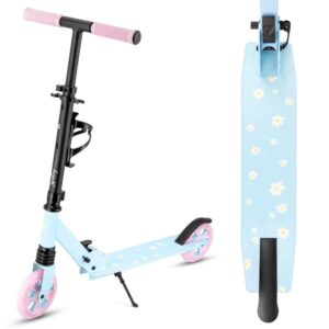 Vaikiškas paspirtukas Spokey Rizz, rožinė sp./žydra sp. - Image 2