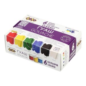 GUAŠAS CLASSIC 6 SPALVŲX20ML KIDS LINE