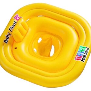 Pripučiamas plaustas Intex Baby, geltonas, 79 cm x 79 cm - Image 3